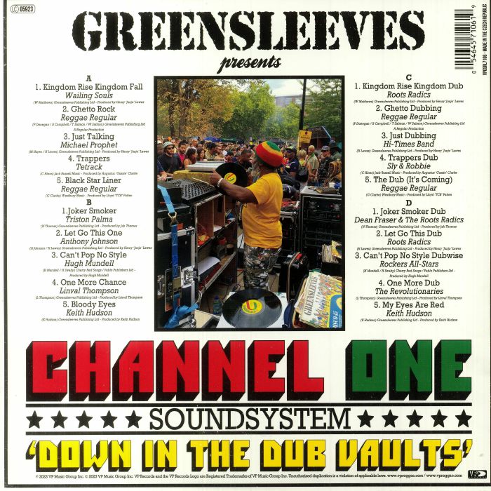 Channel One Sound System x Greensleeves X2 LP "Down in the Dub Vaults"